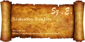 Szabados Evelin névjegykártya